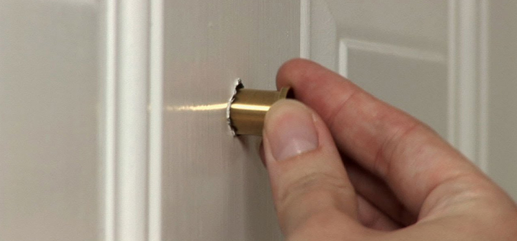 peephole door repair in Concord
